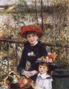Pierre Auguste Renoir On tghe Terrace Germany oil painting reproduction